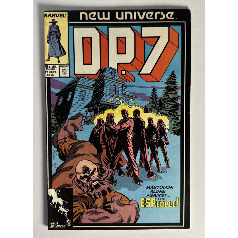 D.P.7 #11 DP7 New Universe FN (1987) Marvel Comics